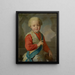 Portrait d'un prince - Louis de Silvestre — kehystetty taideteos seinällä