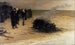 Louis Édouard Fournierin Maalaus Shelley'n hautajaisista — näkymä teoksesta