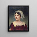Portrait De Pauline Granger 1833-1913 Sociétaire De La Comédie-Française - Louise Abbema — kehystetty taideteos seinällä