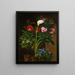 Oranger Streptocarpus Oleander Un Calla Lily Et Des Fleurs De Cactus - Louise Garlieb — kehystetty taideteos seinällä