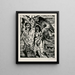 Expulsion du paradis - Lovis Corinth — kehystetty taideteos seinällä