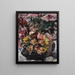 Fleurs dans un seau en bronze - Lovis Corinth — kehystetty taideteos seinällä