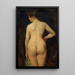 Nu féminin - Lovis Corinth — kehystetty taideteos seinällä