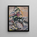 Lilas dans une cruche en verre - Lovis Corinth — kehystetty taideteos seinällä