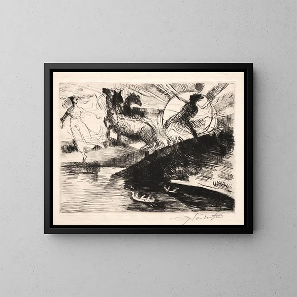 Hélios - Lovis Corinth — kehystetty taideteos seinällä