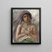 Innocence - Lovis Corinth — kehystetty taideteos seinällä