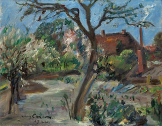 Maisema varhaiskeväässä - Lovis Corinth — näkymä teoksesta