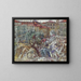 Uusi maalaus Monte-Carlossa - Lovis Corinth — kehystetty taideteos seinällä