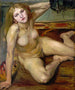 Fille nue sur un tapis - Lovis Corinth — näkymä teoksesta