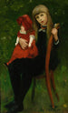 Portrait d'Anna Schaumburg avec une poupée - Lovis Corinth — näkymä teoksesta
