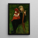Portrait d'Anna Schaumburg avec une poupée - Lovis Corinth — kehystetty taideteos seinällä