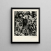 Femme nue penchée en arrière - Lovis Corinth — kehystetty taideteos seinällä