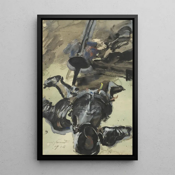 Lovis Corinth - Ritterrstung Und Schwert Suit Of Armour And Sword.webp