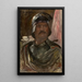 Autoportrait en armure - Lovis Corinth — kehystetty taideteos seinällä