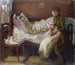 Le père de l'artiste sur son lit de malade - Lovis Corinth — näkymä teoksesta