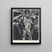 La Crucifixion du Christ sur la Croix - Lovis Corinth — kehystetty taideteos seinällä