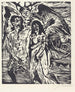 L'expulsion du paradis L'expulsion du paradis - Lovis Corinth — näkymä teoksesta