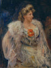 La chanteuse Frieda Halbe - Lovis Corinth — näkymä teoksesta