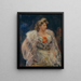 La chanteuse Frieda Halbe - Lovis Corinth — kehystetty taideteos seinällä
