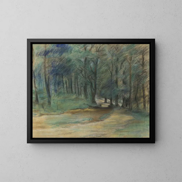 Sentier forestier - Lovis Corinth — kehystetty taideteos seinällä