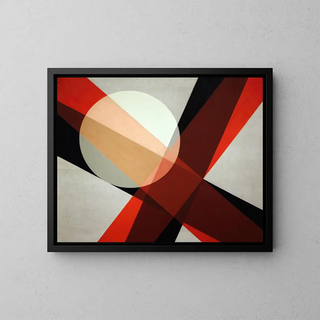 A 19 - László Moholy-Nagy — kehystetty taideteos seinällä