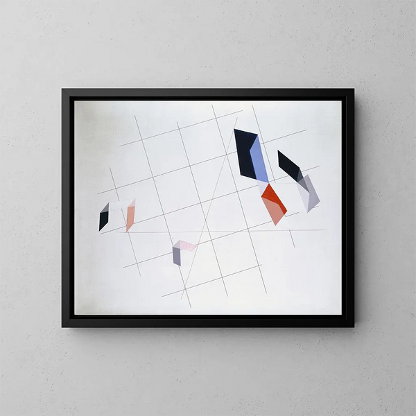 L IV - László Moholy-Nagy — kehystetty taideteos seinällä