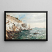 La corniche du Pont de la Fausse Monnaie Marseille - Luc Raphael Ponson — kehystetty taideteos seinällä