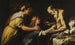 Johanneksen esittely Iisakille - Luca Giordano — näkymä teoksesta
