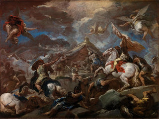 La découverte du corps d'Holoferne - Luca Giordano — näkymä teoksesta