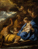 La Fuite en Égypte - Luca Giordano — näkymä teoksesta