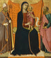 La Vierge à l'Enfant avec saint Nicolas et saint Paul - Luca di Tommè — näkymä teoksesta