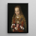 Saksan prinsessa - Lucas Cranach l'Ancien — kehystetty taideteos seinällä