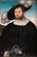 Herra A von Rechenbergin muotokuva - Lucas Cranach l'Ancien — näkymä teoksesta