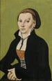 Martin Lutherin vaimo Katarina von Bora - Lucas Cranach l'Ancien — näkymä teoksesta