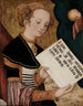 Sainte avec parchemin - Lucas Cranach l'Ancien — näkymä teoksesta
