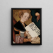 Sainte avec parchemin - Lucas Cranach l'Ancien — kehystetty taideteos seinällä