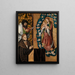 Frédéric le Sage devant la Mère de Dieu - Lucas Cranach l'Ancien — kehystetty taideteos seinällä