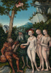Pariisin tuomio - Lucas Cranach l'Ancien — näkymä teoksesta