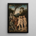 Pariisin tuomio - Lucas Cranach l'Ancien — kehystetty taideteos seinällä