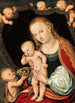 Madonna ja lapsi sekä nuori Johannes Kastaja - Lucas Cranach vanhempi — näkymä teoksesta