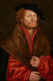 Moritz Buchnerin muotokuva - Lucas Cranach vanhempi — kehystetty taideteos seinällä