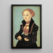 Saksan vaaliruhtinatar Sibylla 1510-1569 - Lucas Cranach vanhempi — kehystetty taideteos seinällä