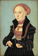Saksan vaaliruhtinatar Sibylla 1510-1569 - Lucas Cranach vanhempi — näkymä teoksesta