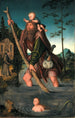 Pyhä Kristoffer - Lucas Cranach vanhempi — näkymä teoksesta