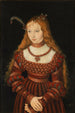 Sibylle de Clèves - Lucas Cranach vanhempi — näkymä teoksesta