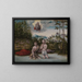 Le Baptême du Christ - Lucas Cranach l'Ancien — kehystetty taideteos seinällä