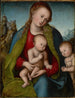 La Vierge Marie avec l'Enfant et Saint Jean-Baptiste - Lucas Cranach l'Ancien — näkymä teoksesta