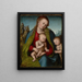 La Vierge Marie avec l'Enfant et Saint Jean-Baptiste - Lucas Cranach l'Ancien — kehystetty taideteos seinällä