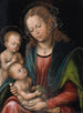 Vierge à l'Enfant adorée par saint Jean enfant - Lucas Cranach l'Ancien — näkymä teoksesta