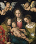 Vierge à l'Enfant avec les saintes Catherine et Barbara - Lucas Cranach l'Ancien — näkymä teoksesta